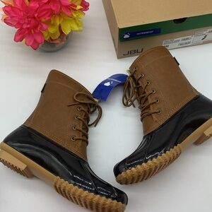 JBU Jambu NWT Chocolate Brown Maplewood Waterproof Duck Boots Sz 8 includes box